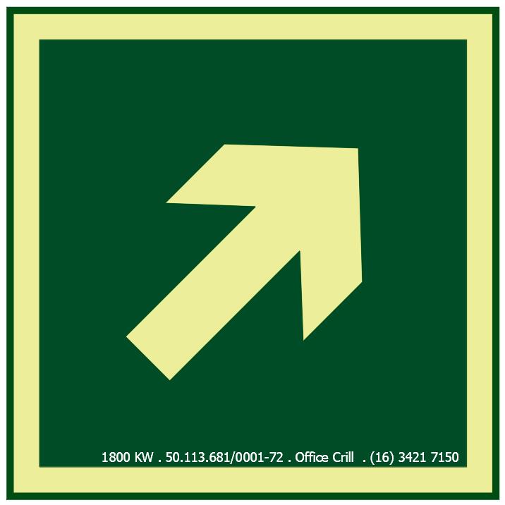 C5 - Tamanho: 110x110mm - Direção de rota de saída à direita e acima