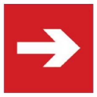 E14 - Tamanho: 110x110mm -Equipamento de combate a incêndio localizado a direita