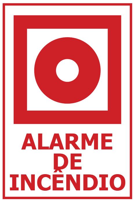 E2 - Tamanho: 100x220mm - Alarme de incêndio