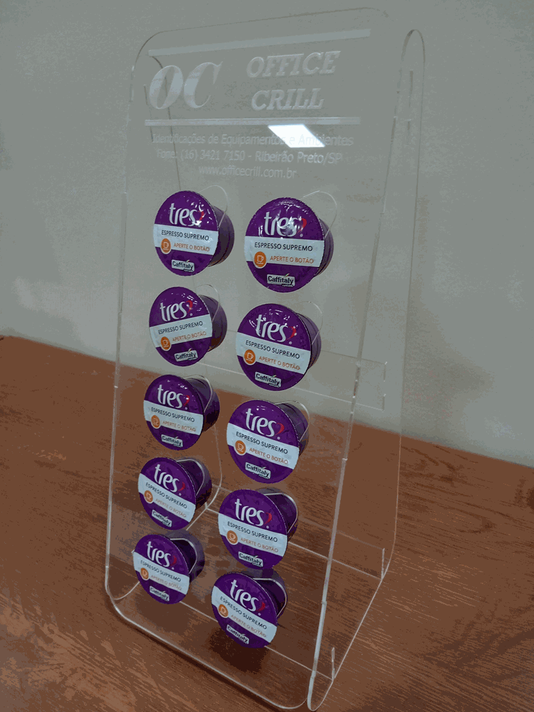 Porta Cápsula Reforçada -  Três Corações