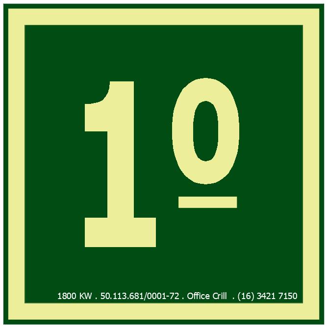 S17 - Tamanho: 110x110mm -Número do pavimento