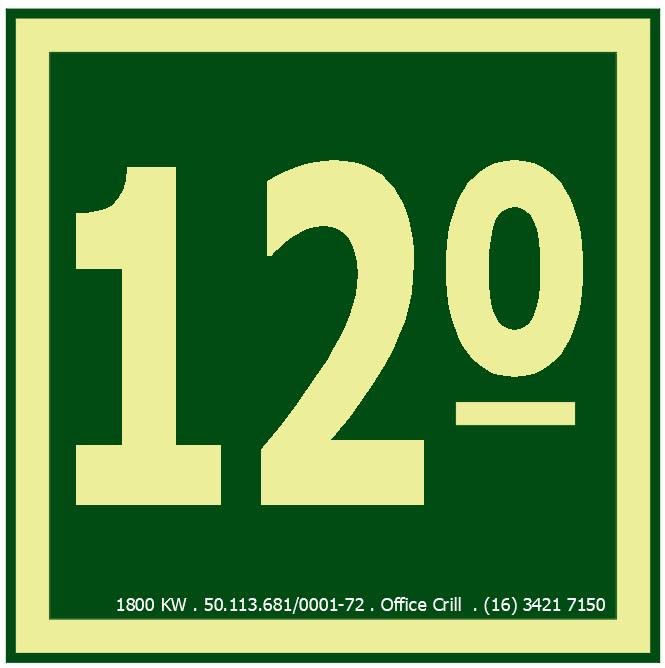 S17 - Tamanho: 110x110mm -Número do pavimento